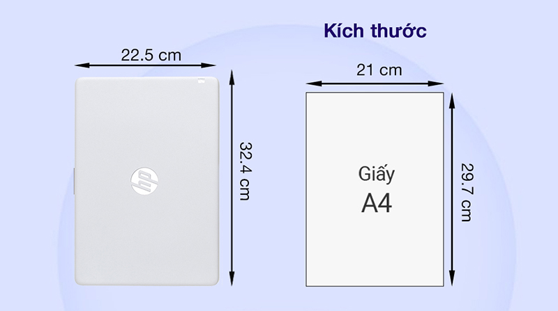 Màu sắc trẻ trung, kích thước nhỏ gọn